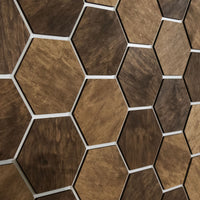 Thumbnail for Hexagonal Wooden Wall Panels [32pcs] Alder Light