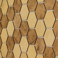 Thumbnail for Medium and Light Hexagon Wooden Wall Panels by Hexagonica