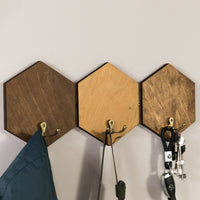 Thumbnail for Small Hexagons Clothing Rack Line, Entryway Coat Rack