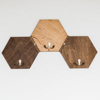 Thumbnail for Small Hexagons Clothing Rack Wave, Entryway Coat Rack