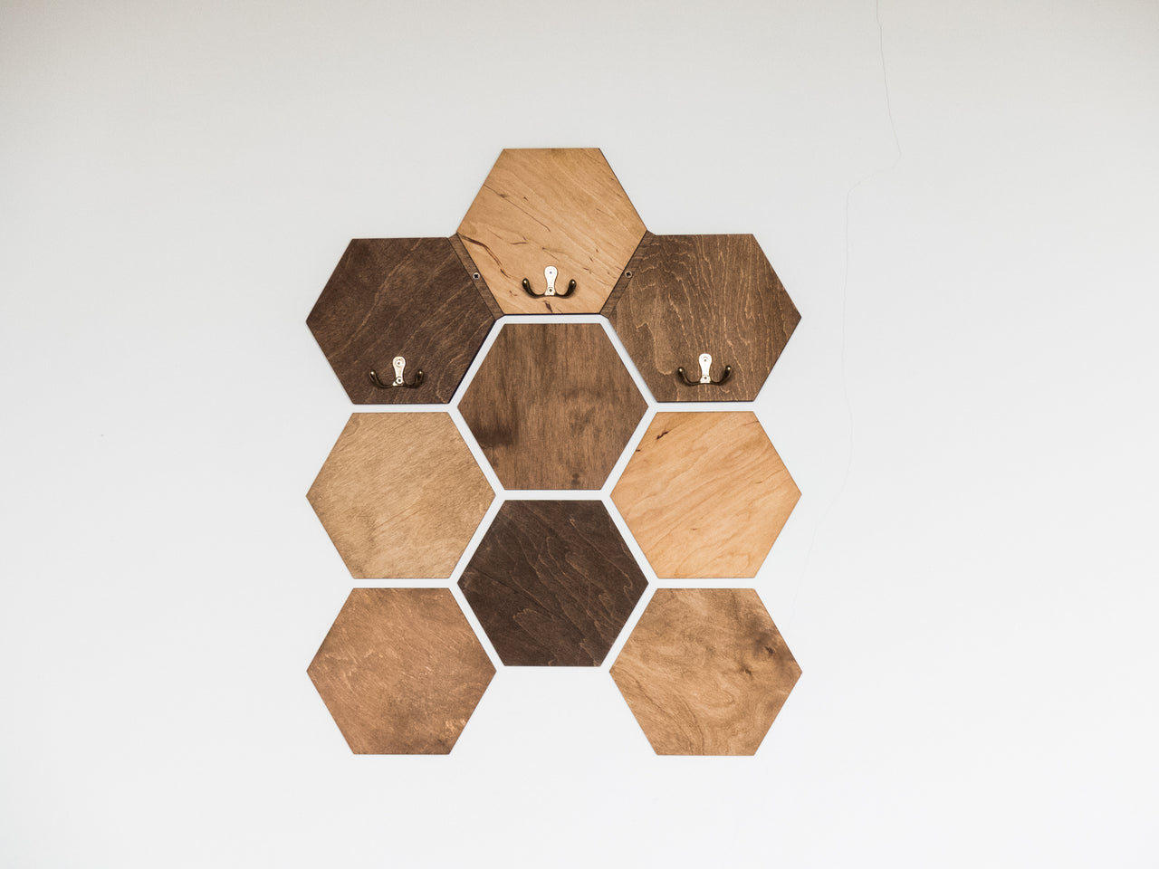 Small Hexagons Clothing Rack with 6 Panels