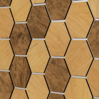 Thumbnail for Medium and Light Hexagon Wooden Wall Panels by Hexagonica